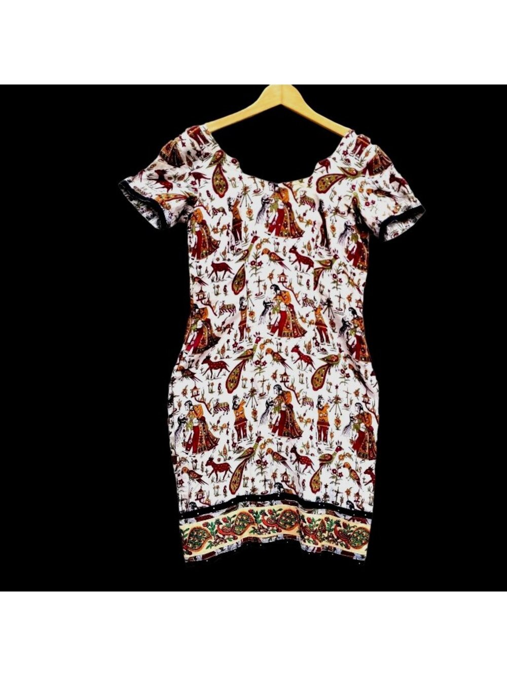 Tunic Dress Indian Cotton Kameez S Peacock Festival Bollywood